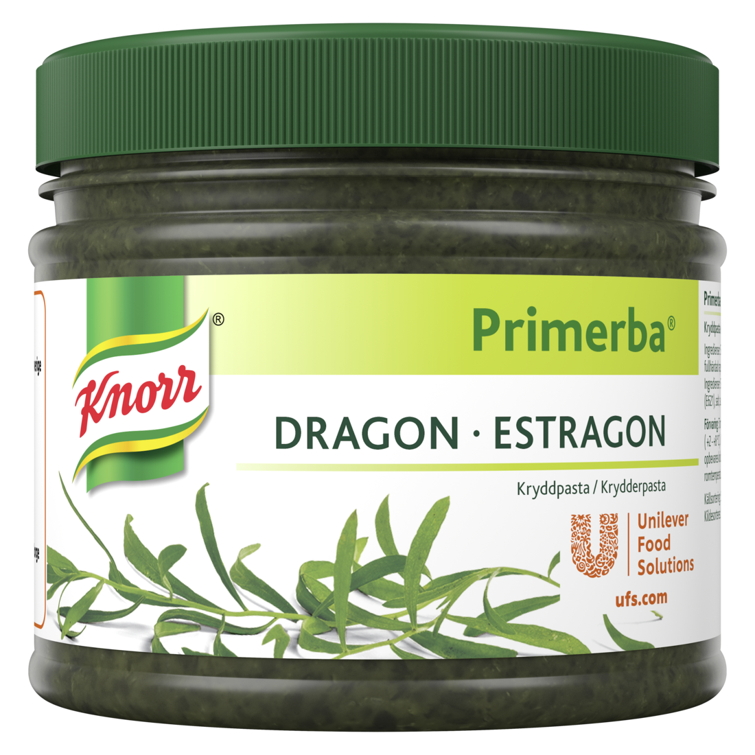 Knorr Kryddpasta Dragon 2 x 340 g. Nyhet! Lanseras vecka 33. - Knorr Kryddpasta Dragon är ett högkvalitativt alternativ till färska örter året runt.